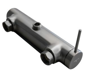 Grifería ducha expuesta Tend gun grey