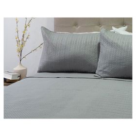 Quilt Boston gris 2 Plazas