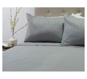 Quilt Boston gris 2 Plazas