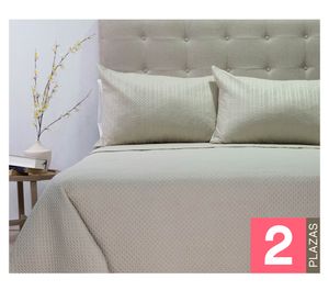 Quilt Boston beige 2 Plazas