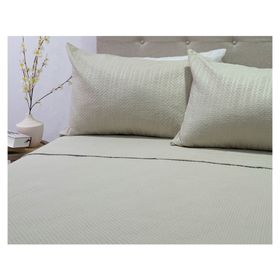 Quilt Boston beige 2 Plazas