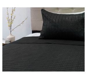 Quilt Boston negro 1.5 Plazas
