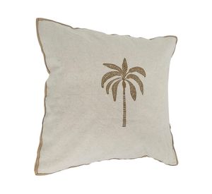 Cojín Palmera Nativa poliéster/lino 50x50 cm