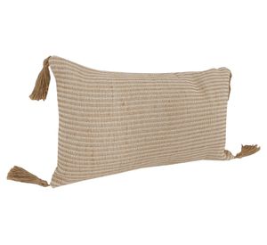 Cojín Natural Artesana poliéster/lino 50x30 cm