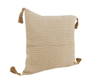 Cojín Natural Artesana poliéster/lino 45x45 cm