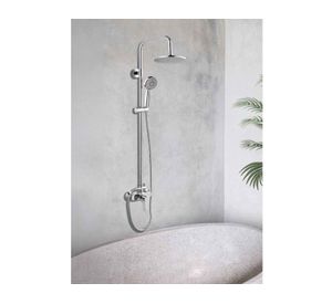 Columna ducha con monomando cromo