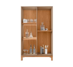 Vitrina Mondrian café 153x90x38 cm