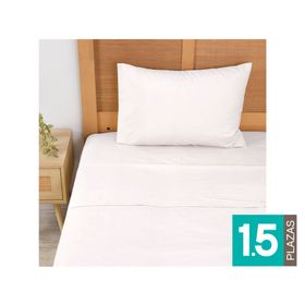 Sábana lisa Perla 1.5 plazas