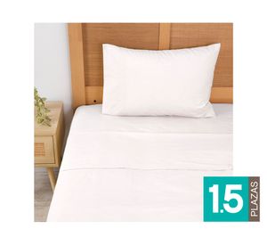 Sábana lisa Perla 1.5 plazas