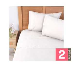 Sábana lisa Perla 2 plazas