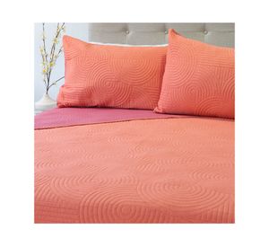 Quilt Origins salmón/rosado 2 plazas