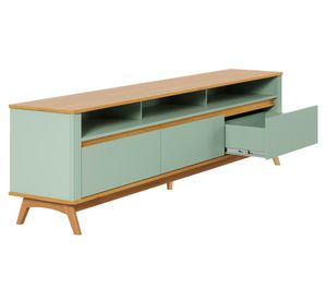 Rack TV Olmo 80'' 3 cajones verde