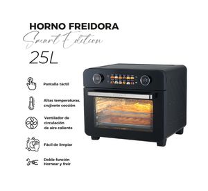 Horno con freidora aire Smart Edition negro 25lt