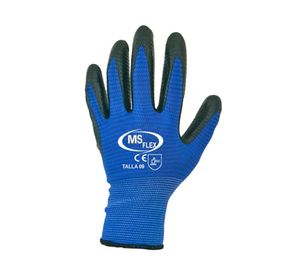 Guante Multiflex azul palma nitrilo