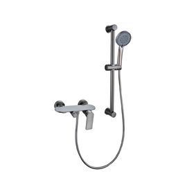 Grifería con barra ducha Gun metal