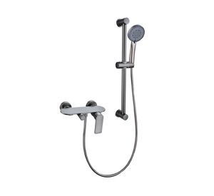 Grifería con barra ducha Gun metal