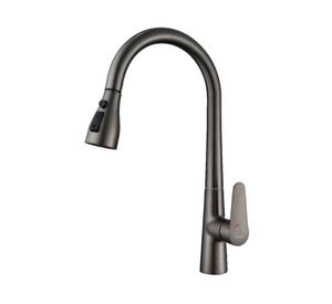 Monomando cocina Extraíble Gun metal Coolstar