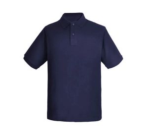 Polera pique manga corta Hombre azul