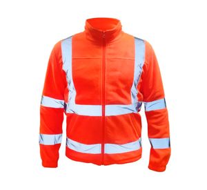 Chaqueta micro polar Vial naranjo