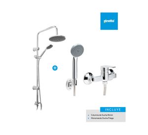 Columna 100 cm + monomando ducha Priego