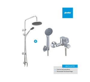 Columna 100 cm + monomando tina/ducha Priego