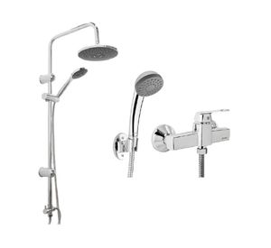 Columna 100 cm + monomando ducha Módena