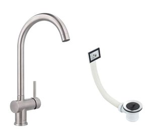 Monomando lavaplatos + desagüe Cento