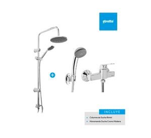 Columna 100 cm + monomando ducha Módena