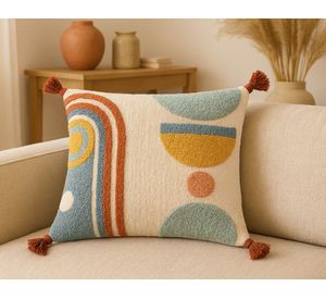 Cojín bordado algodón 50x50 cm