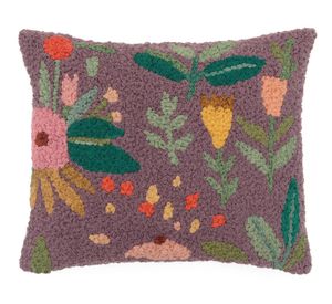 Cojín tufted flores D2 algodón 45x45 cm