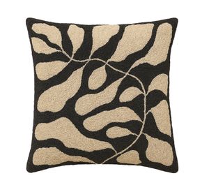 Cojín Bordado 50x50 cm blanco/negro