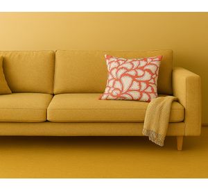 Cojín Aplicación parches 45x45 cm