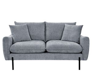 Sofá 2 cuerpos Huston gris