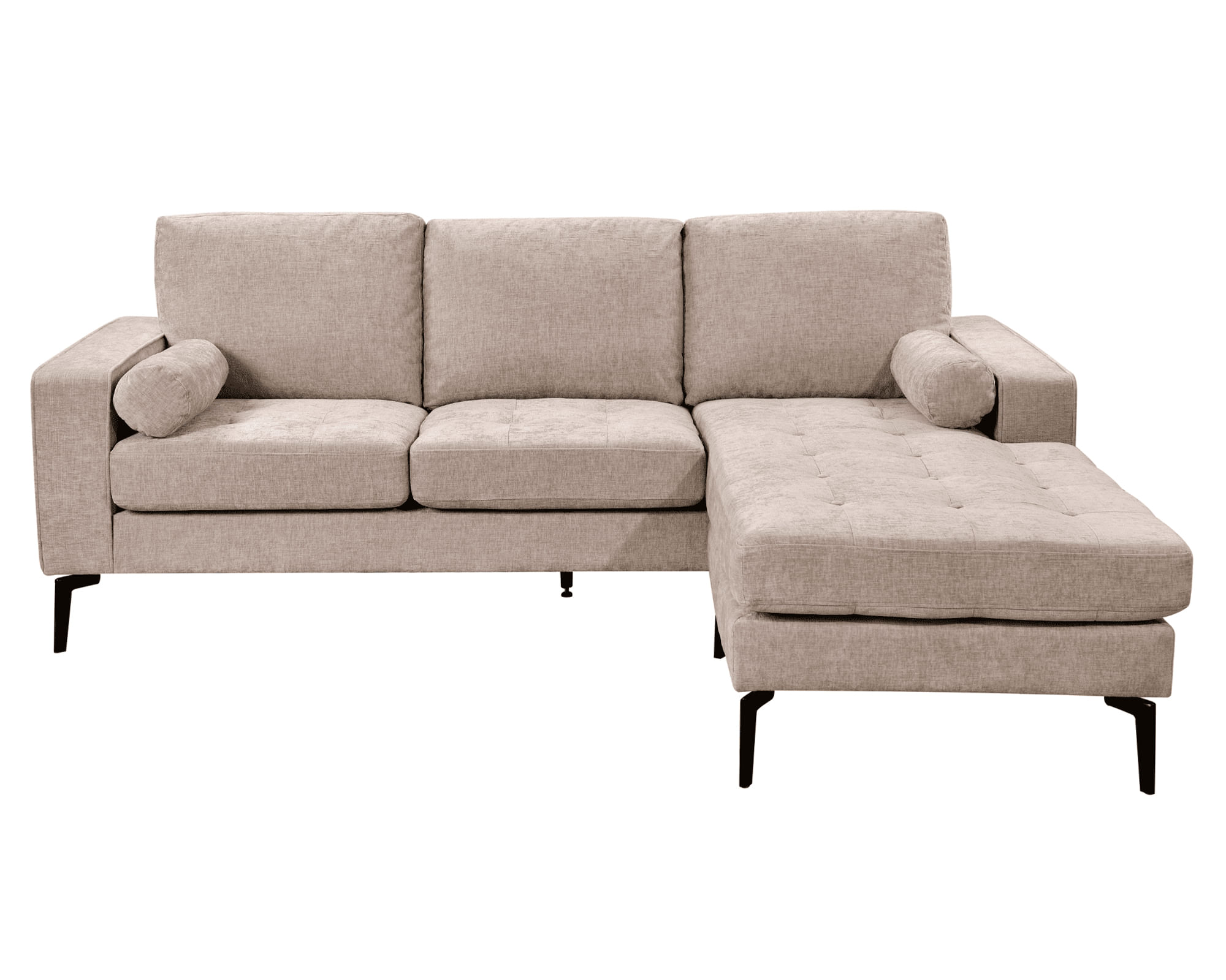 Home Mobili Sofá Seccional 4 cuerpos Baltimore beige