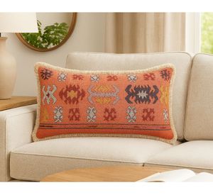 Cojín bordado impreso algodón 40x60 cm