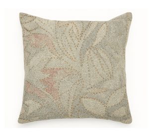 Cojín bordado natura algodón 50x50 cm