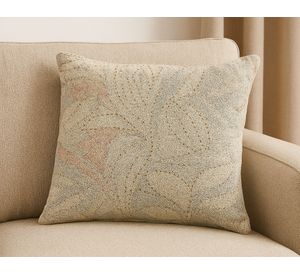 Cojín bordado natura algodón 50x50 cm