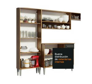 Kit Cocina Sophie rustic/negro