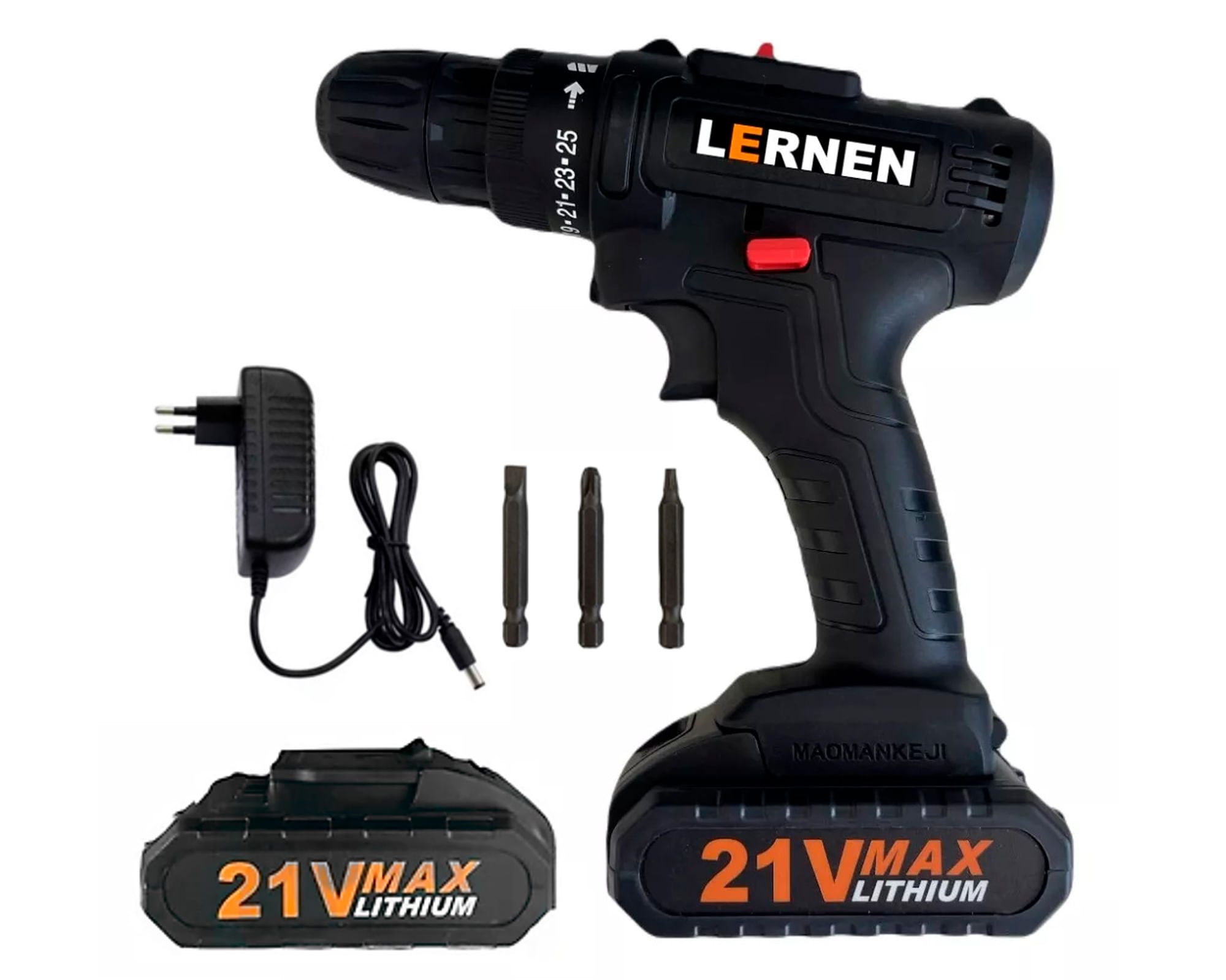 Taladro destornillador Inalámbrico + 2 Baterías + 3 puntas a $20.990