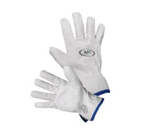 Guante Cabritilla sin forro blanco