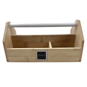 Organizador escritorio madera 13x25.5x12.5 cm