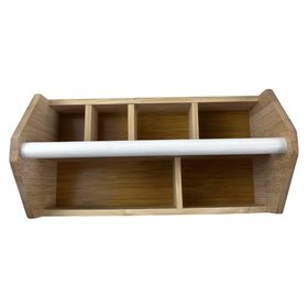 Organizador escritorio madera 13x25.5x12.5 cm