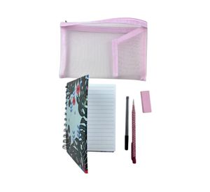 Libreta + estuche pequeño accesorios