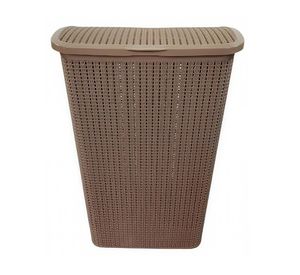 Cesto de ropa Deluxe café claro 60 lt
