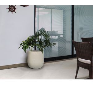 Maceta Rustic Cask 44 cm sandstone