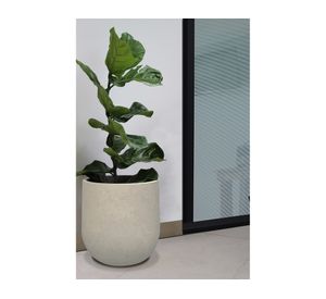 Maceta Rustic Cask 55 cm sandstone