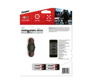 Juego de luces para bicicleta BLFA32 BLRA12 + 4 pilas AAA