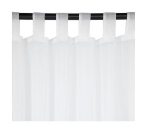 Velo presilla liso 230x145 cm blanco