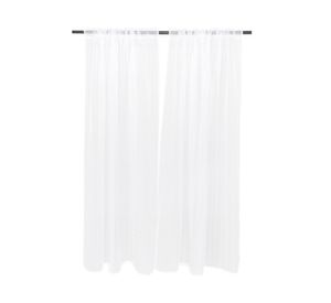 Velo liso tubo 230x145 cm blanco