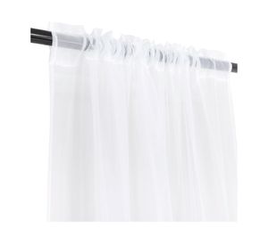 Velo liso tubo 230x145 cm blanco